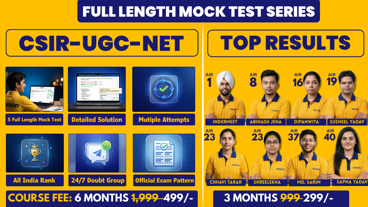 CSIR NET Life Science Full Length Mock Test Series